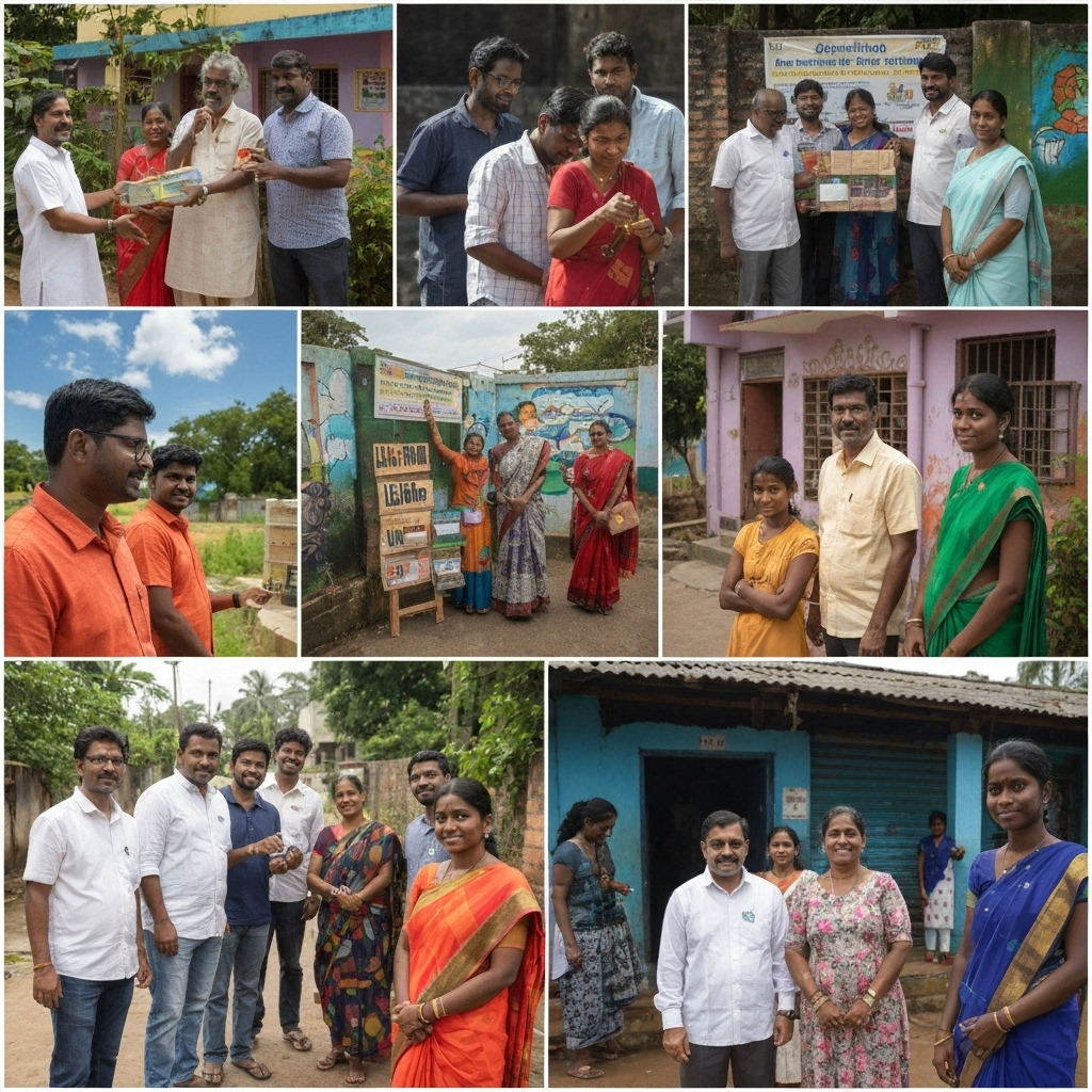 IVY volunteers working together